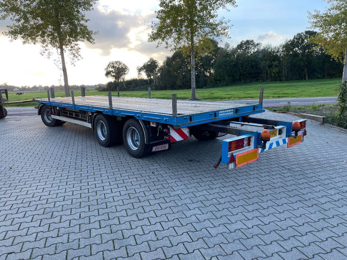 Vogelzang Schamelwagen open laadbak met uitschuifbare number - مقطورات مسطحة: صور 3 Vogelzang Schamelwagen open laadbak met uitschuifbare number - مقطورات مسطحة: صور 3