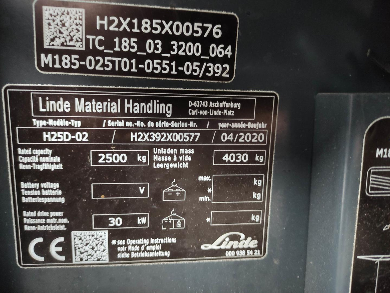 رافعة شوكية ديزل Linde H25D-02-392 EVO: صور 7