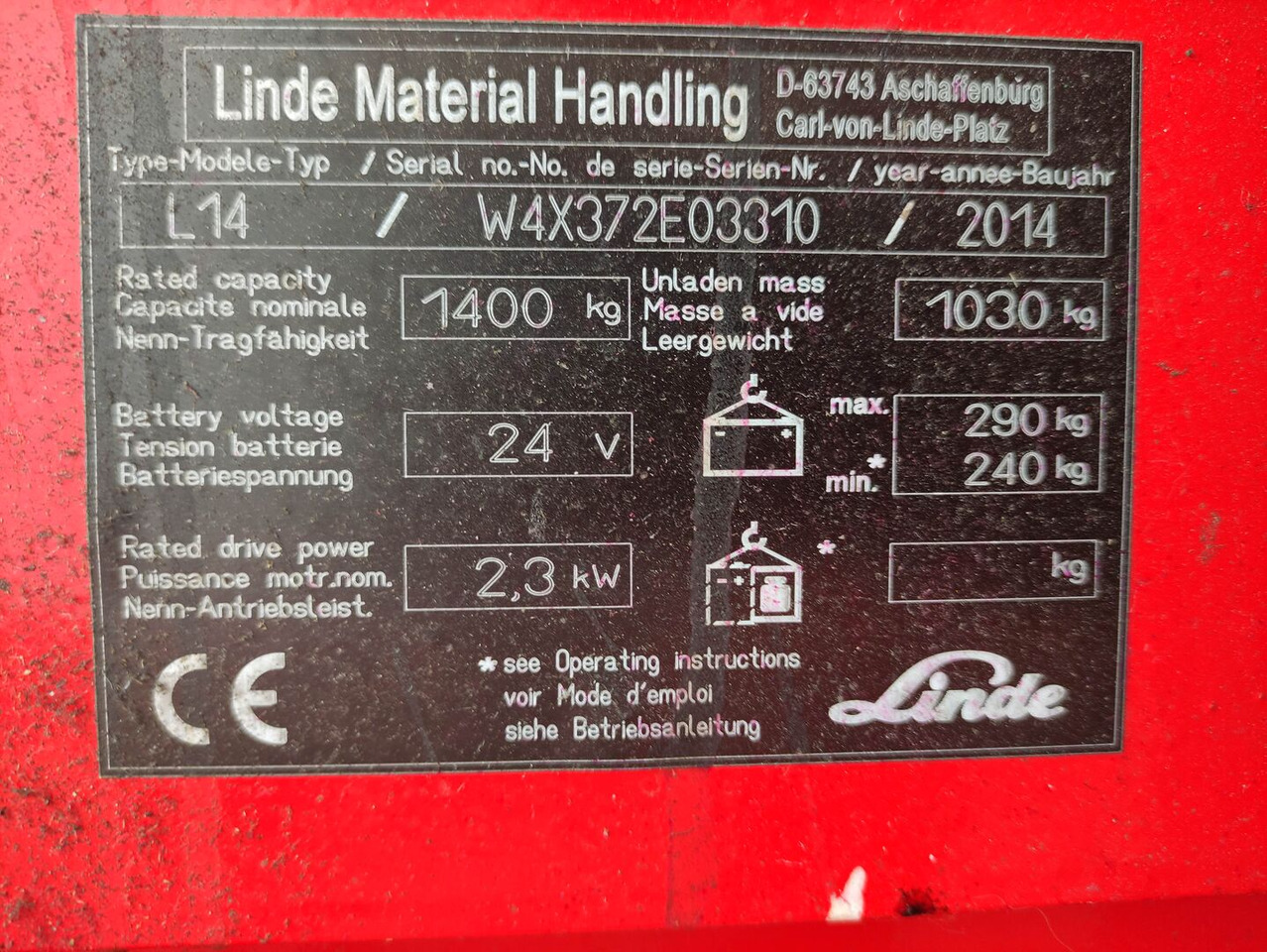 Linde L14-372 - معدات تكديس: صور 5 Linde L14-372 - معدات تكديس: صور 5