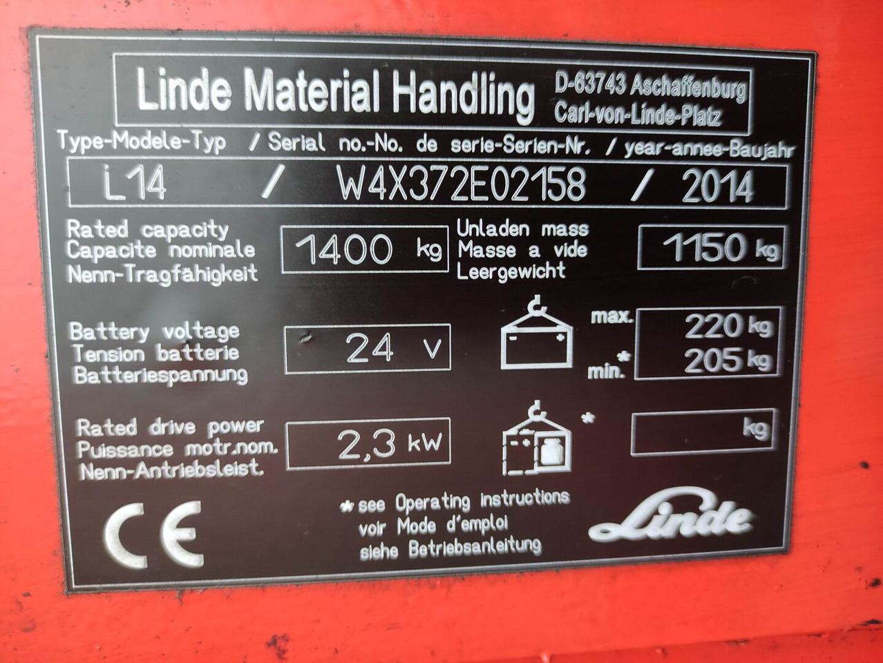 Linde L14i-372 - معدات تكديس: صور 5 Linde L14i-372 - معدات تكديس: صور 5