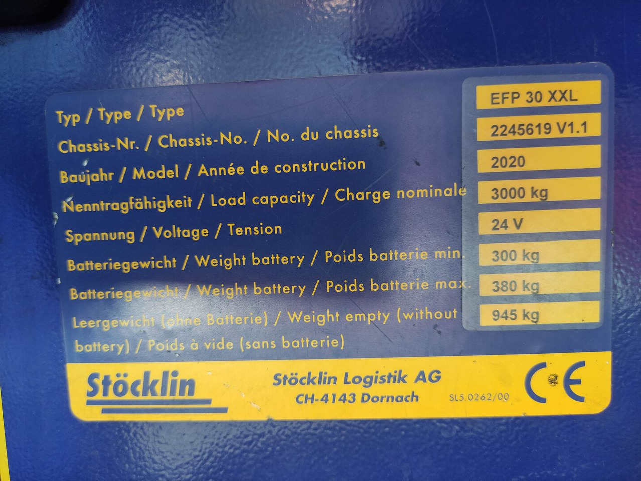 Stöcklin EFP30XXL - معدات الرفع منخفض المستوى: صور 5 Stöcklin EFP30XXL - معدات الرفع منخفض المستوى: صور 5