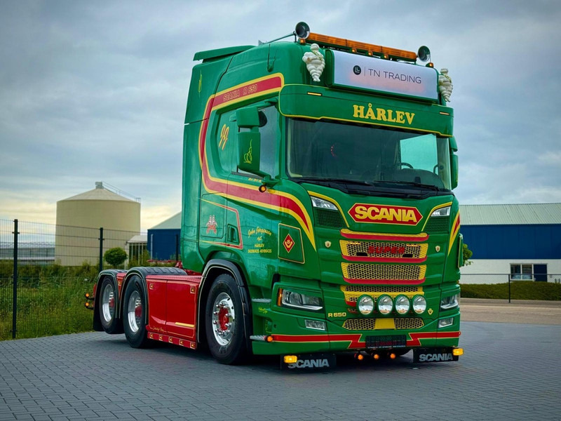 شاحنة جرار Scania R650 V8 SHOWTRUCK, VOLLUCHT, RETARDER, AUDIO, HYDRAULIEK, COMPLEET VOL.: صور 1
