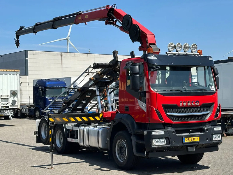 Iveco Stralis 400 6x2 HMF 1720 K3 Kraan Met 24T HTS Kabel Systeem / Rotator / Euro 6 - شاحنة - نظام الكابلات, شاحنة كرين: صور 3 Iveco Stralis 400 6x2 HMF 1720 K3 Kraan Met 24T HTS Kabel Systeem / Rotator / Euro 6 - شاحنة - نظام الكابلات, شاحنة كرين: صور 3