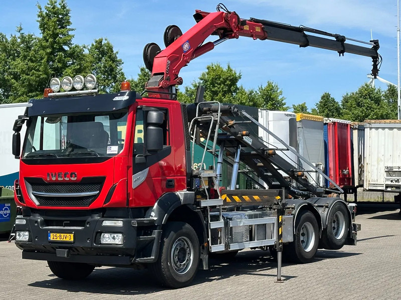 Iveco Stralis 400 6x2 HMF 1720 K3 Kraan Met 24T HTS Kabel Systeem / Rotator / Euro 6 - شاحنة - نظام الكابلات, شاحنة كرين: صور 1 Iveco Stralis 400 6x2 HMF 1720 K3 Kraan Met 24T HTS Kabel Systeem / Rotator / Euro 6 - شاحنة - نظام الكابلات, شاحنة كرين: صور 1