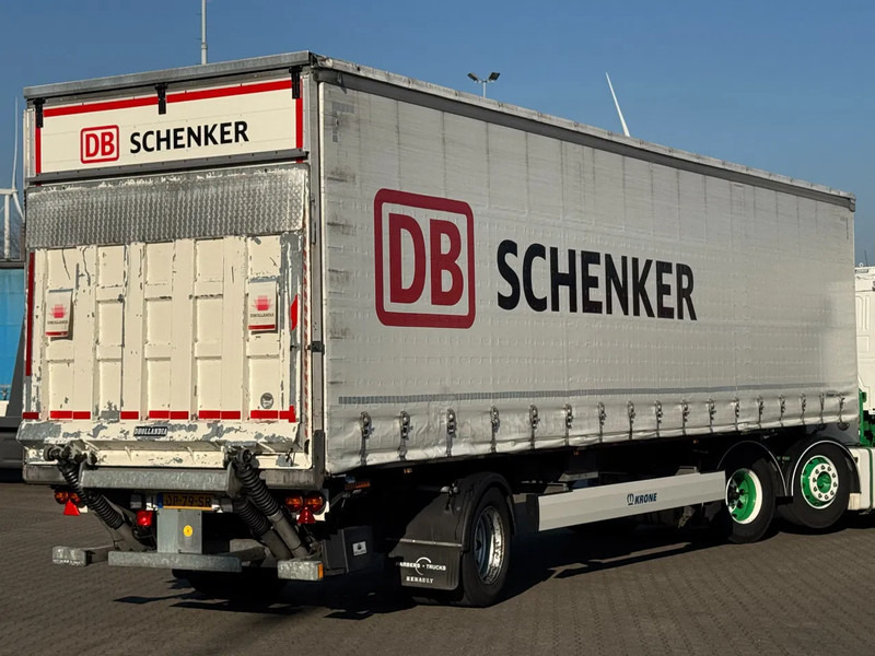 Krone City trailer met schuifzeilen / 2500 Laadklep / Stuur-as / APK - الخيمة نصف مقطورة: صور 1 Krone City trailer met schuifzeilen / 2500 Laadklep / Stuur-as / APK - الخيمة نصف مقطورة: صور 1