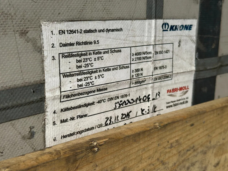 الخيمة نصف مقطورة Krone SD Schuifzeil -Dak / SAF-Disc / Huckepack: صور 19