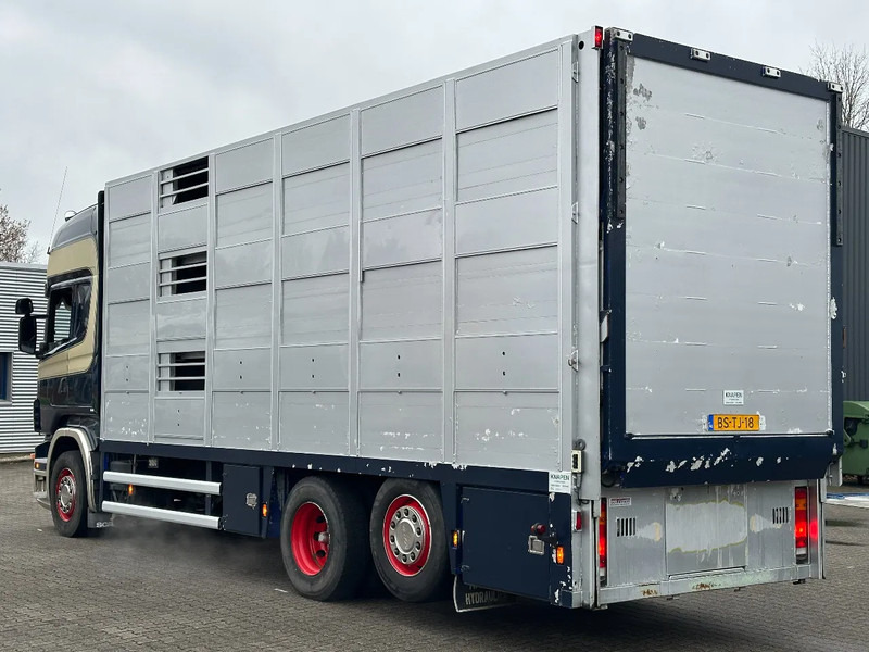 Scania R420 6x2 Topline / 3 Stock Animal Transport / Retarder / Euro 5 - شاحنة نقل المواشي شاحنة: صور 4 Scania R420 6x2 Topline / 3 Stock Animal Transport / Retarder / Euro 5 - شاحنة نقل المواشي شاحنة: صور 4