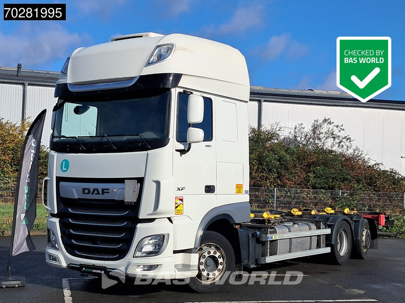 DAF XF 480 6X2 BDF SSC Retarder Lift-Steering Axle Standklima ACC Euro 6 - شاحنات الحاويات/ جسم علوي قابل للتغيير شاحنة: صور 1 DAF XF 480 6X2 BDF SSC Retarder Lift-Steering Axle Standklima ACC Euro 6 - شاحنات الحاويات/ جسم علوي قابل للتغيير شاحنة: صور 1