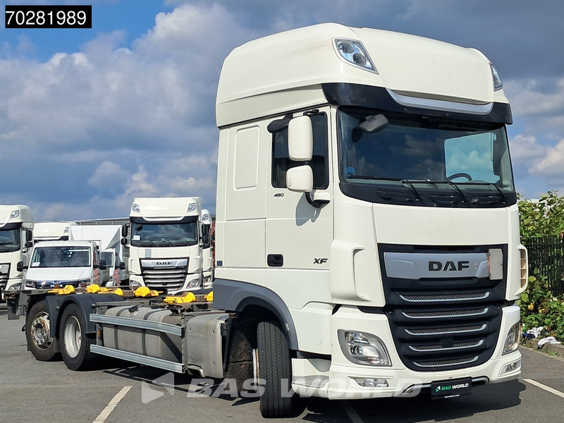 DAF XF 480 6X2 SSC BDF Retarder 2xTanks Lift+Lenkachse ACC Euro 6 - شاحنات الحاويات/ جسم علوي قابل للتغيير شاحنة: صور 3 DAF XF 480 6X2 SSC BDF Retarder 2xTanks Lift+Lenkachse ACC Euro 6 - شاحنات الحاويات/ جسم علوي قابل للتغيير شاحنة: صور 3