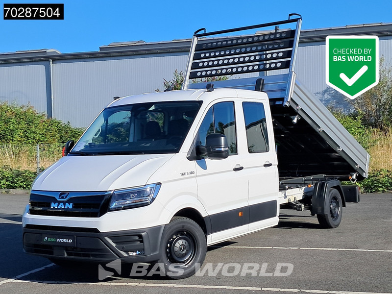 MAN TGE 3.180 Neu! Dreiseitenkipper Automatik 2025 Facelift 180PS AHK LED Klima Tempomat Navi ACC Euro6 Kieper 3m3 A/C Towbar Cruise control - قلاب صغير: صور 1 MAN TGE 3.180 Neu! Dreiseitenkipper Automatik 2025 Facelift 180PS AHK LED Klima Tempomat Navi ACC Euro6 Kieper 3m3 A/C Towbar Cruise control - قلاب صغير: صور 1