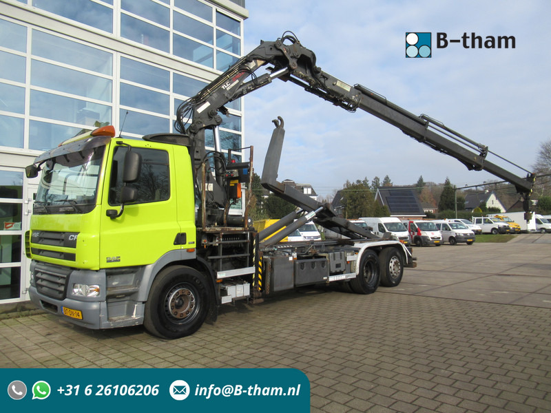 DAF CF 85 VDL Haak - Atlas Terex 240.2E Kraan - شاحنة ذات الخطاف, شاحنة كرين: صور 1 DAF CF 85 VDL Haak - Atlas Terex 240.2E Kraan - شاحنة ذات الخطاف, شاحنة كرين: صور 1