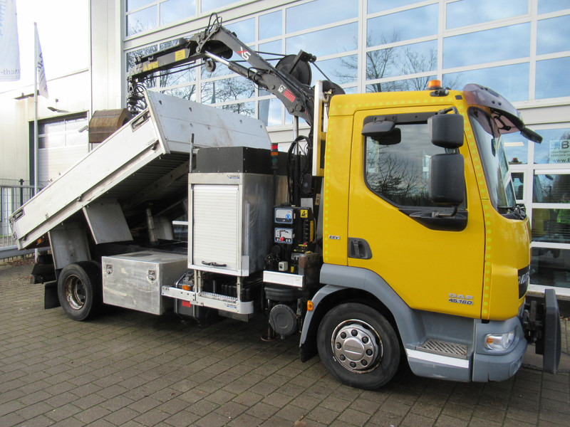 DAF LF45.160 EEV Kipper + HIAB 044 D-3 RF Kran Crane - قلابات, شاحنة كرين: صور 3 DAF LF45.160 EEV Kipper + HIAB 044 D-3 RF Kran Crane - قلابات, شاحنة كرين: صور 3