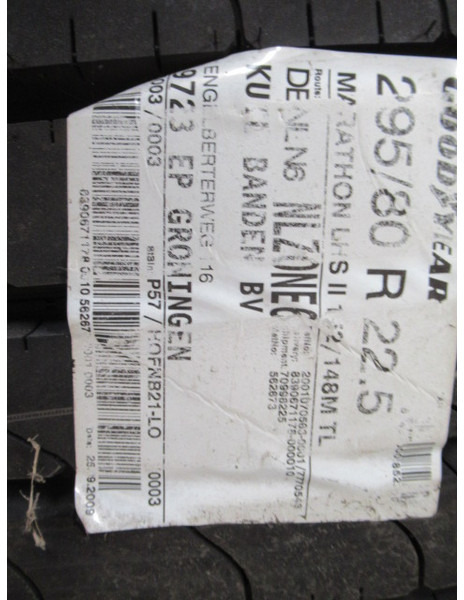 Goodyear 295/80 R 22.5 (DAF) - الإطارات - شاحنة: صور 3 Goodyear 295/80 R 22.5 (DAF) - الإطارات - شاحنة: صور 3