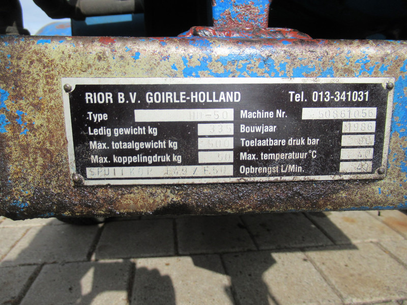 ماكينة غسيل ضغط عالي Rioned - Rior HD-50 ROM Hogedruk aanhanger 40 L / min.: صور 6