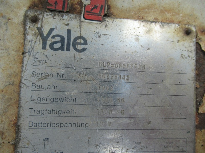 Yale GLP 080EEPAS 3.7T - رافعة شوكية تعمل بالغاز: صور 4 Yale GLP 080EEPAS 3.7T - رافعة شوكية تعمل بالغاز: صور 4