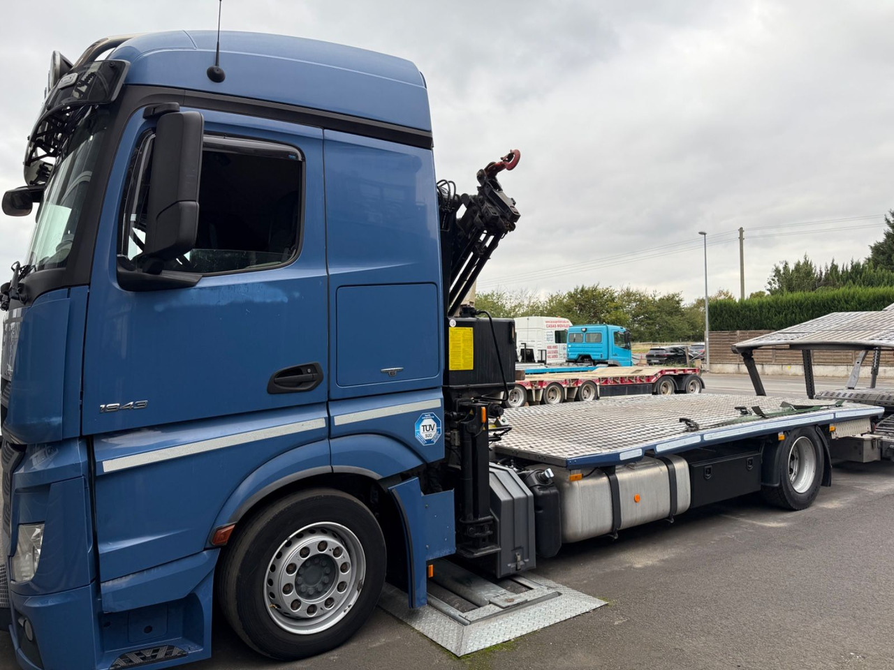 Mercedes-Benz Actros 1843 FVG 5-Zug / VDI 2700 / Kran MKG - شاحنة نقل سيارات شاحنة: صور 2 Mercedes-Benz Actros 1843 FVG 5-Zug / VDI 2700 / Kran MKG - شاحنة نقل سيارات شاحنة: صور 2