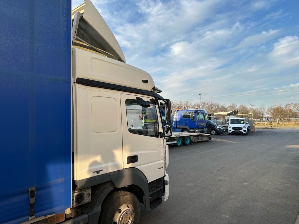 شاحنة ستارة Mercedes-Benz Atego 824 Top-Ausstattung*Plane-Pritsche*Top: صور 6