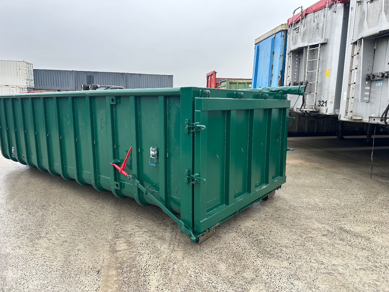 Sidalco 20 m3 slibcontainers met afdekzeil - جسم السيارة: صور 4 Sidalco 20 m3 slibcontainers met afdekzeil - جسم السيارة: صور 4