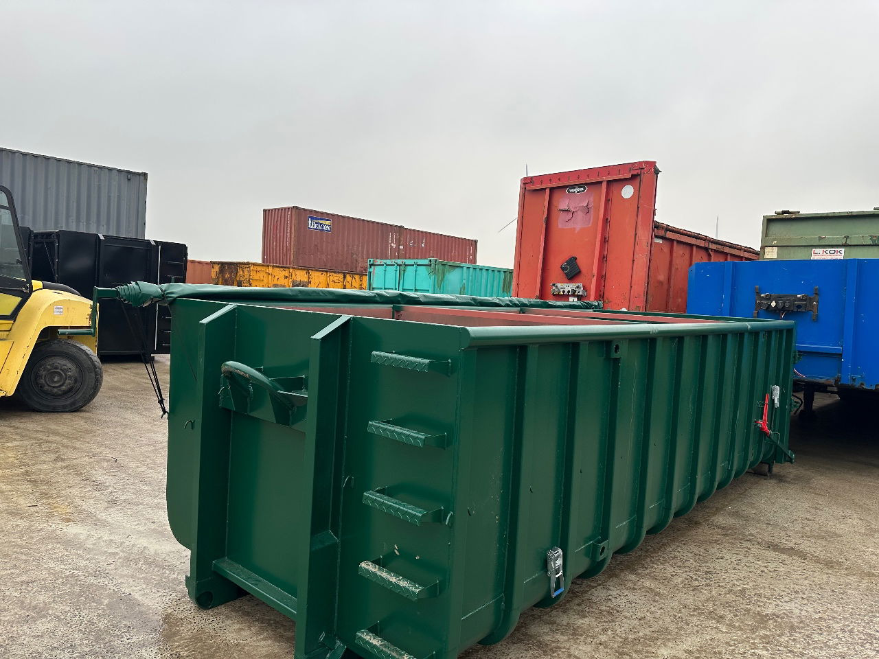 Sidalco 20 m3 slibcontainers met afdekzeil - جسم السيارة: صور 3 Sidalco 20 m3 slibcontainers met afdekzeil - جسم السيارة: صور 3