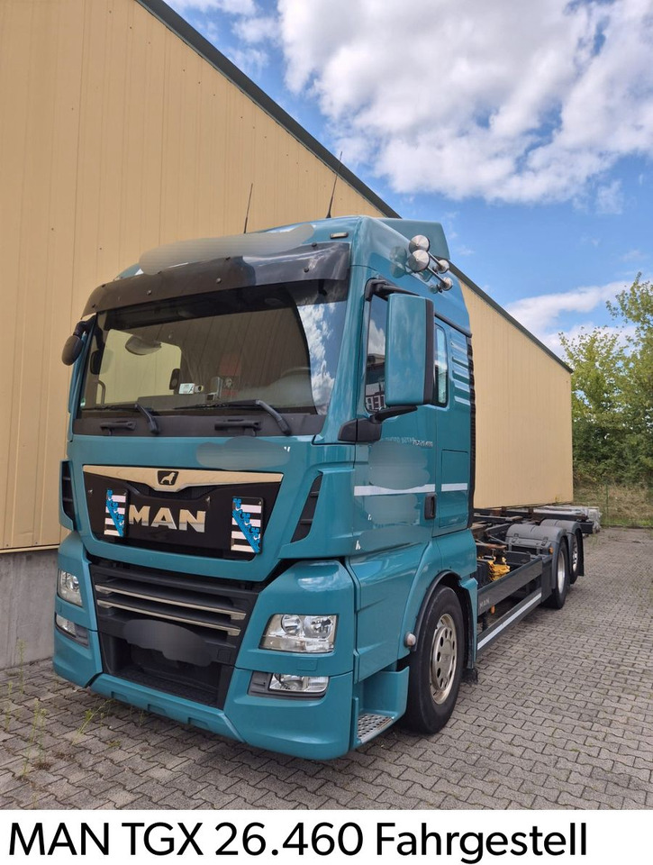 MAN TGX 26.460 Krone Wechsel - Brücke Lift / Luft - الشاسيه شاحنة: صور 1 MAN TGX 26.460 Krone Wechsel - Brücke Lift / Luft - الشاسيه شاحنة: صور 1