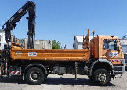 قلابات, شاحنة كرين Mercedes-Benz ATEGO 1828 4X4 MEILER + HIAB KRAN 144 FS-3: صور 9 قلابات, شاحنة كرين Mercedes-Benz ATEGO 1828 4X4 MEILER + HIAB KRAN 144 FS-3: صور 9