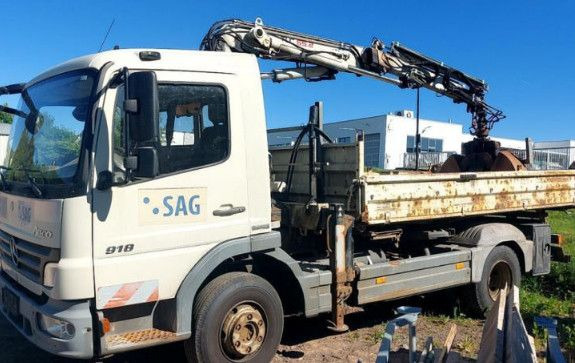 Mercedes-Benz Atego 2 4-Zyl. 4x2 918 4x2 KRAN TEREX 65.2 - قلابات, شاحنة كرين: صور 3 Mercedes-Benz Atego 2 4-Zyl. 4x2 918 4x2 KRAN TEREX 65.2 - قلابات, شاحنة كرين: صور 3