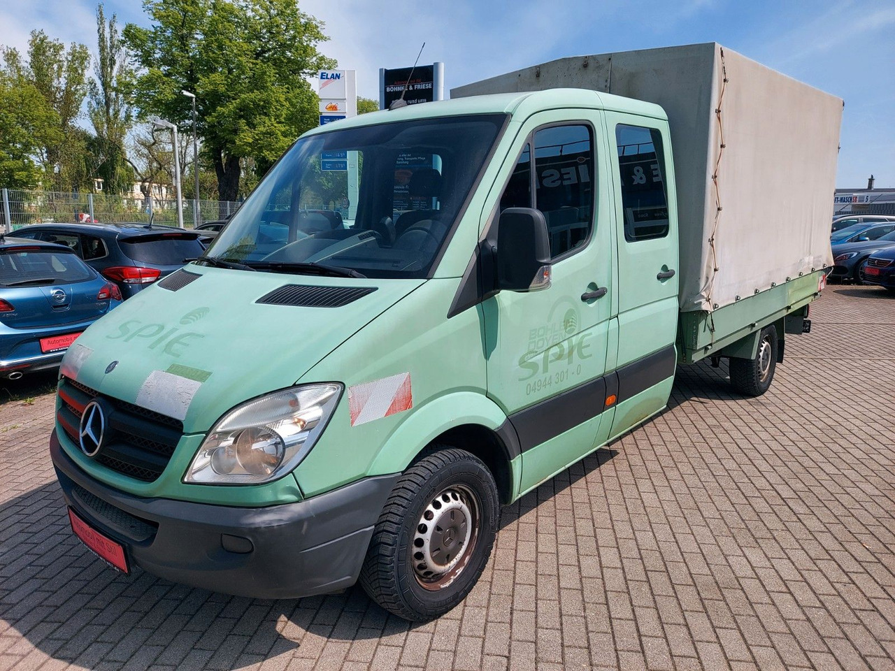 Mercedes-Benz Sprinter II Pritsche/DoKa 313 CDI KLIMA 7 SITZE - الشاحنات الصغيرة ستائر, الشاحنات الصغيرة كابينة مزدوجة: صور 3 Mercedes-Benz Sprinter II Pritsche/DoKa 313 CDI KLIMA 7 SITZE - الشاحنات الصغيرة ستائر, الشاحنات الصغيرة كابينة مزدوجة: صور 3