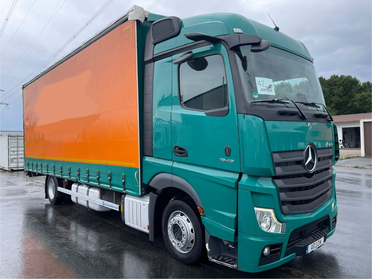 Mercedes-Benz Actros 1845 Pritsche+Plane/Retarder/MirrorCams - شاحنة ستارة: صور 1 Mercedes-Benz Actros 1845 Pritsche+Plane/Retarder/MirrorCams - شاحنة ستارة: صور 1