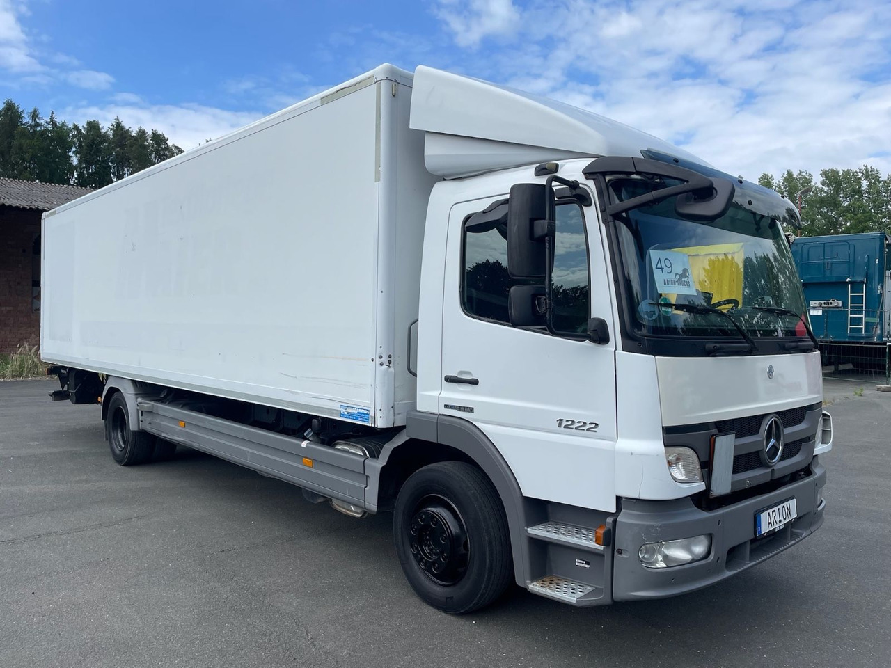 Mercedes-Benz Atego 2 1222 4x2 Koffer/LBW/DAUTEL/8,25m/AC/EU5 - بصندوق مغلق شاحنة: صور 1 Mercedes-Benz Atego 2 1222 4x2 Koffer/LBW/DAUTEL/8,25m/AC/EU5 - بصندوق مغلق شاحنة: صور 1