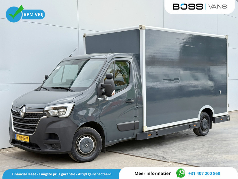 Renault Master Plancher T35 2.3 dCi 150pk Automaat APK 06-2026 Luchtvering LED Airco Cruise Control Camera Foodtruck Meubelbak Paardenwagen - الشاحنات الصغيرة صندوق مغلق: صور 1 Renault Master Plancher T35 2.3 dCi 150pk Automaat APK 06-2026 Luchtvering LED Airco Cruise Control Camera Foodtruck Meubelbak Paardenwagen - الشاحنات الصغيرة صندوق مغلق: صور 1