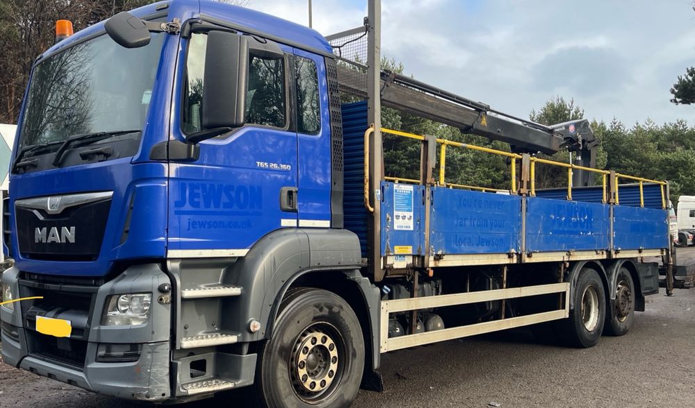 MAN Man tgs 26.320 6x2 hds hmf 1420k-rc euro6 platforma skrzynia - شاحنات مسطحة: صور 1 MAN Man tgs 26.320 6x2 hds hmf 1420k-rc euro6 platforma skrzynia - شاحنات مسطحة: صور 1