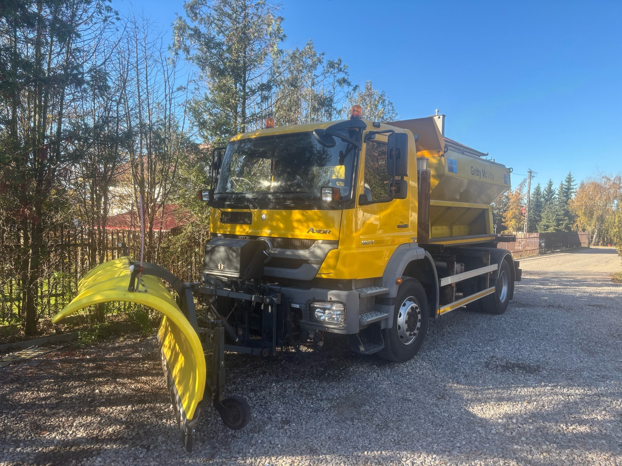Mercedes AXOR 1824 4x2 Spreader/Gritter/Plough - جرافة ثلج: صور 5 Mercedes AXOR 1824 4x2 Spreader/Gritter/Plough - جرافة ثلج: صور 5
