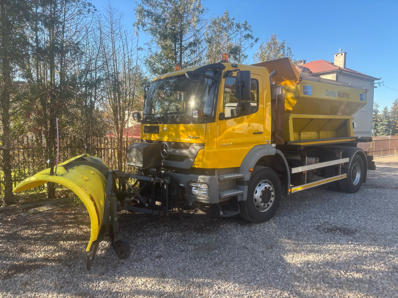 Mercedes AXOR 1824 4x2 Spreader/Gritter/Plough - جرافة ثلج: صور 4 Mercedes AXOR 1824 4x2 Spreader/Gritter/Plough - جرافة ثلج: صور 4