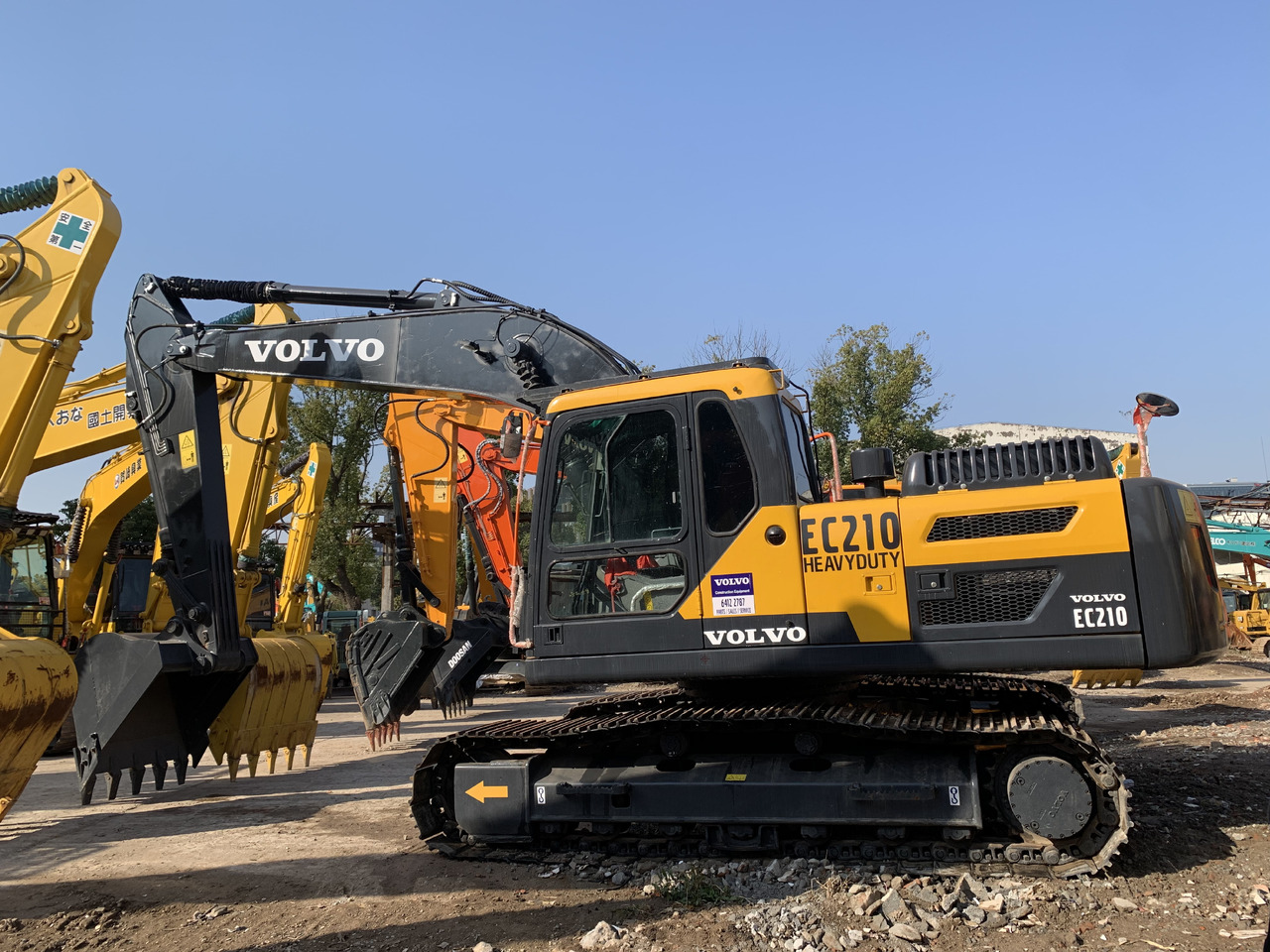 Volvo EC210 - حفارات زحافة: صور 4 Volvo EC210 - حفارات زحافة: صور 4
