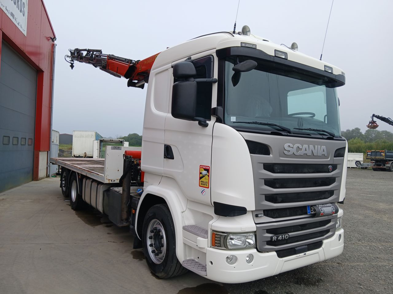 SCANIA 410 6x2 Standard platform Truck - شاحنات مسطحة, شاحنة كرين: صور 2 SCANIA 410 6x2 Standard platform Truck - شاحنات مسطحة, شاحنة كرين: صور 2