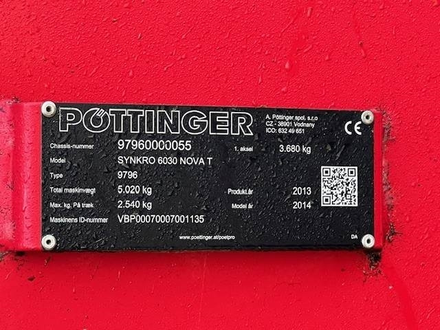 Pöttinger SYNKRO 6030 NOVA T - الأمشاط الزراعية: صور 5 Pöttinger SYNKRO 6030 NOVA T - الأمشاط الزراعية: صور 5