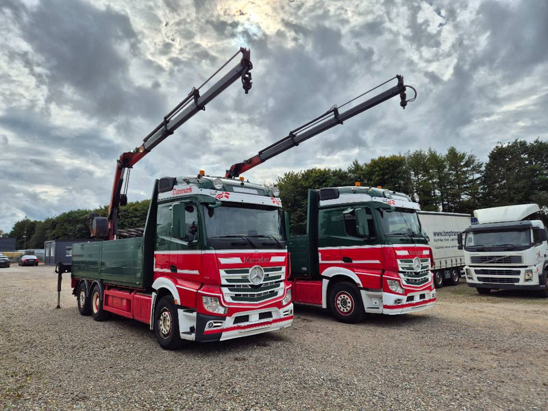 Mercedes-Benz Actros 2551/6x2 // Palfinger 16002 B // 2 x trucks - شاحنة كرين: صور 1 Mercedes-Benz Actros 2551/6x2 // Palfinger 16002 B // 2 x trucks - شاحنة كرين: صور 1