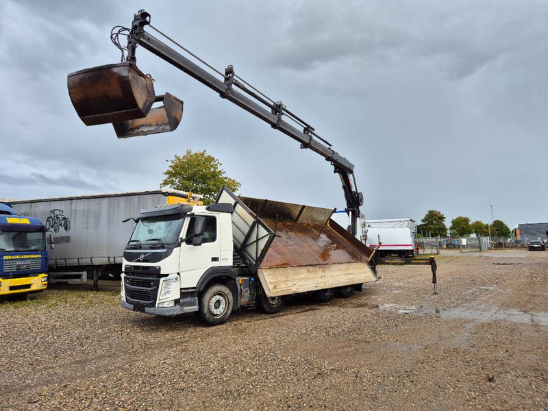 Volvo FM 460 8x4/4 //HIAB 211 EP-4 // 3 sidetip - شاحنة كرين: صور 1 Volvo FM 460 8x4/4 //HIAB 211 EP-4 // 3 sidetip - شاحنة كرين: صور 1