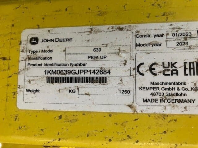 حصادة الأعلاف John Deere 8500i: صور 12