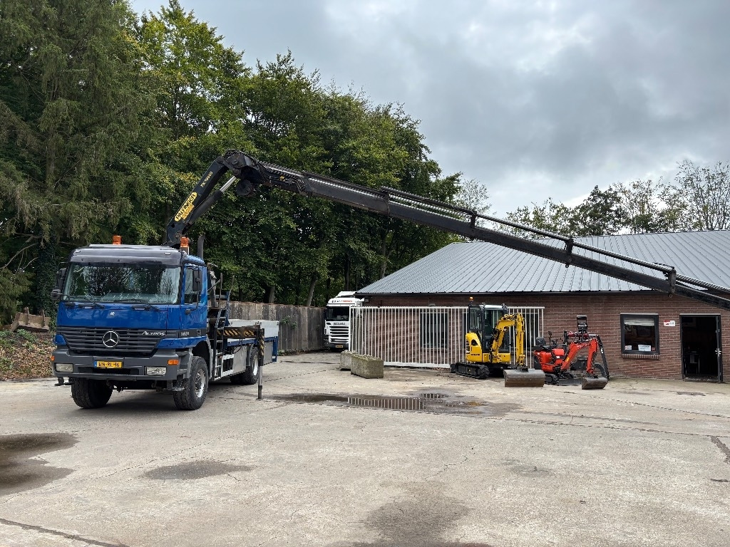 شاحنة كرين Mercedes-Benz Actros 1831/ 4x4 / Palfinger PK19000 Crane: صور 20