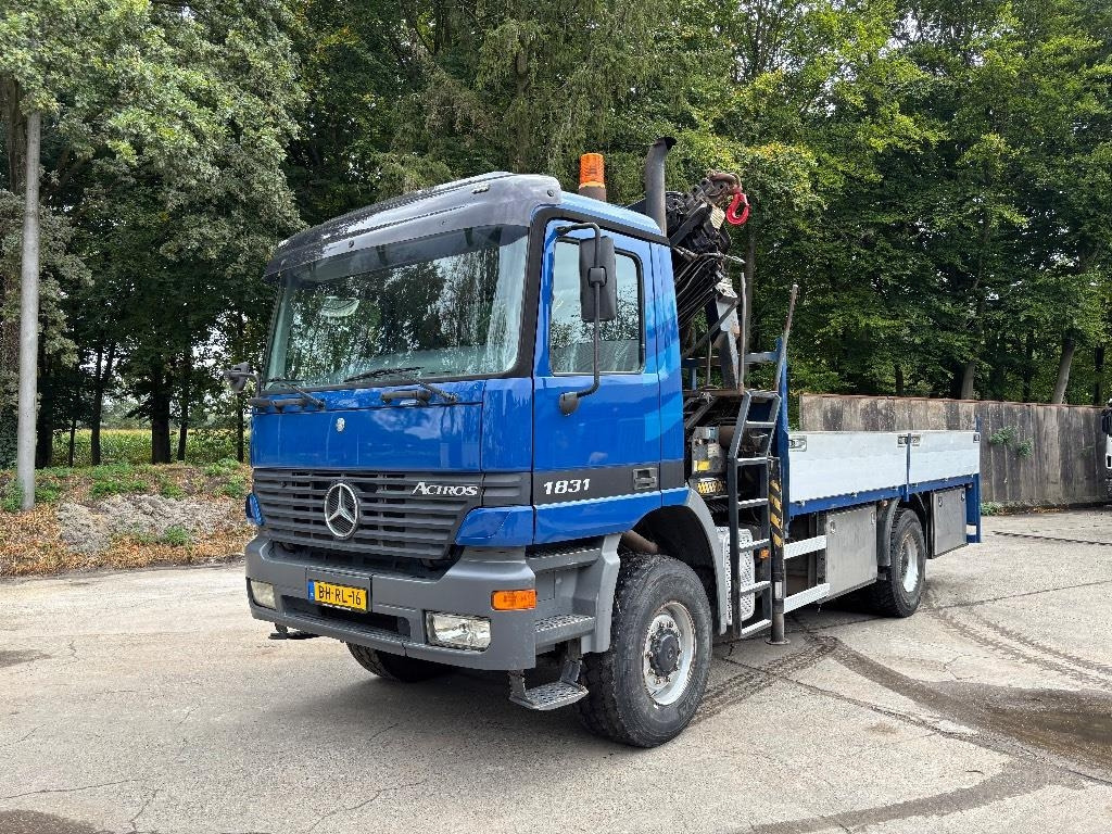 شاحنة كرين Mercedes-Benz Actros 1831/ 4x4 / Palfinger PK19000 Crane: صور 46