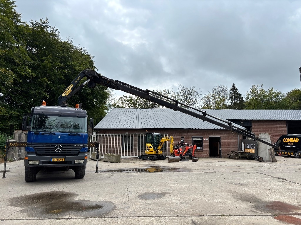 شاحنة كرين Mercedes-Benz Actros 1831/ 4x4 / Palfinger PK19000 Crane: صور 21