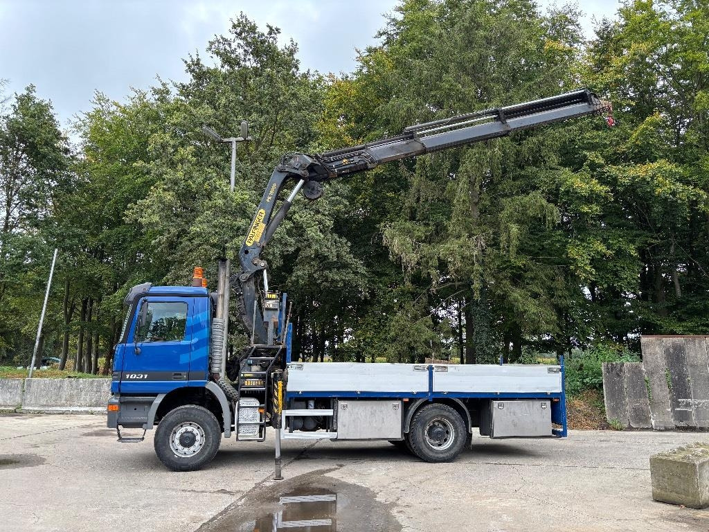 شاحنة كرين Mercedes-Benz Actros 1831/ 4x4 / Palfinger PK19000 Crane: صور 7