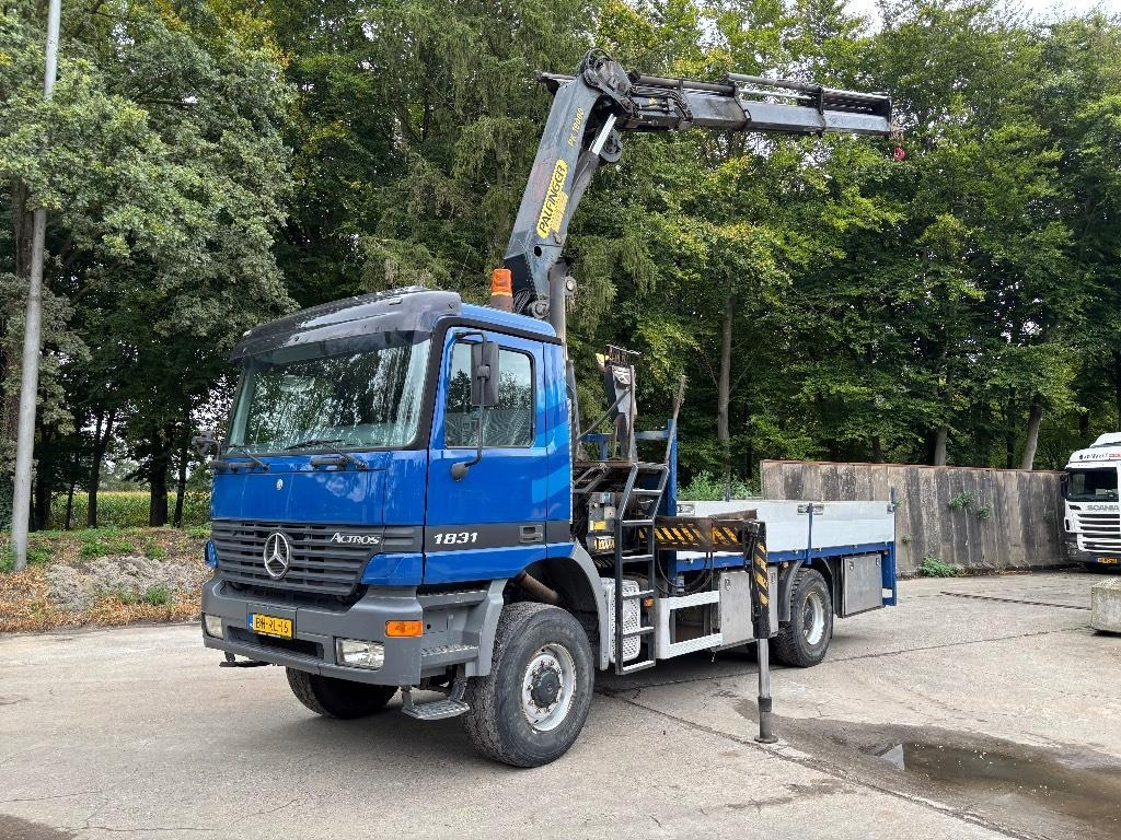 شاحنة كرين Mercedes-Benz Actros 1831/ 4x4 / Palfinger PK19000 Crane: صور 6