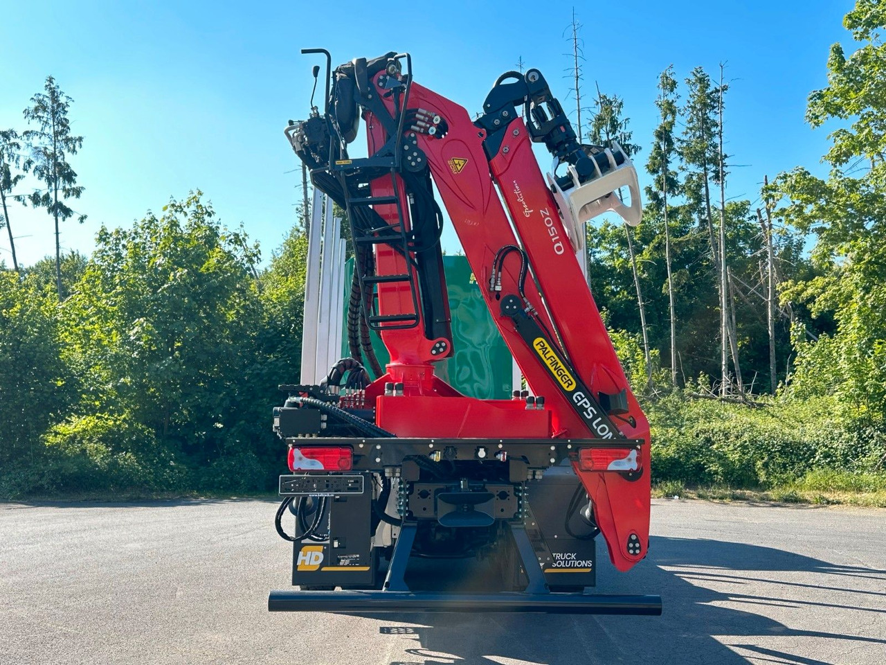 شاحنة قطع الأشجار, شاحنة كرين MAN TGS 33.510 6X4 BB Euro6e  EPSILON 150Z: صور 5