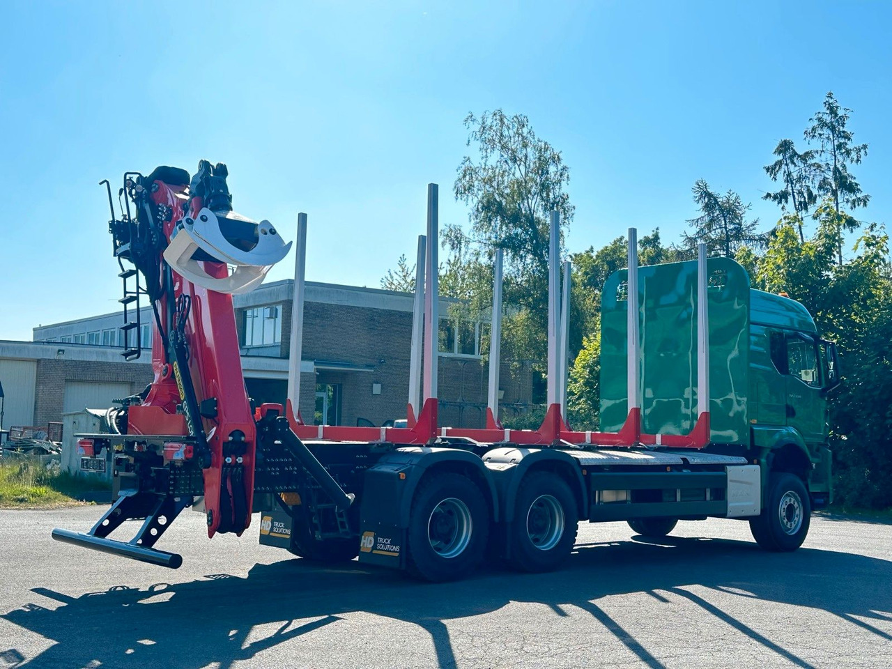 شاحنة قطع الأشجار, شاحنة كرين MAN TGS 33.510 6X4 BB Euro6e  EPSILON 150Z: صور 7