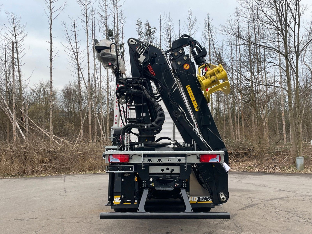 شاحنة قطع الأشجار, شاحنة كرين MAN TGS 33.510 6X4 BL Euro6e LogLift 165Z: صور 7