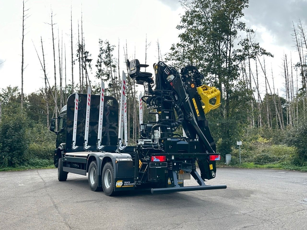 MAN TGS 33.520 6X6 Euro6e LogLift 165 Z - شاحنة قطع الأشجار, شاحنة كرين: صور 4 MAN TGS 33.520 6X6 Euro6e LogLift 165 Z - شاحنة قطع الأشجار, شاحنة كرين: صور 4