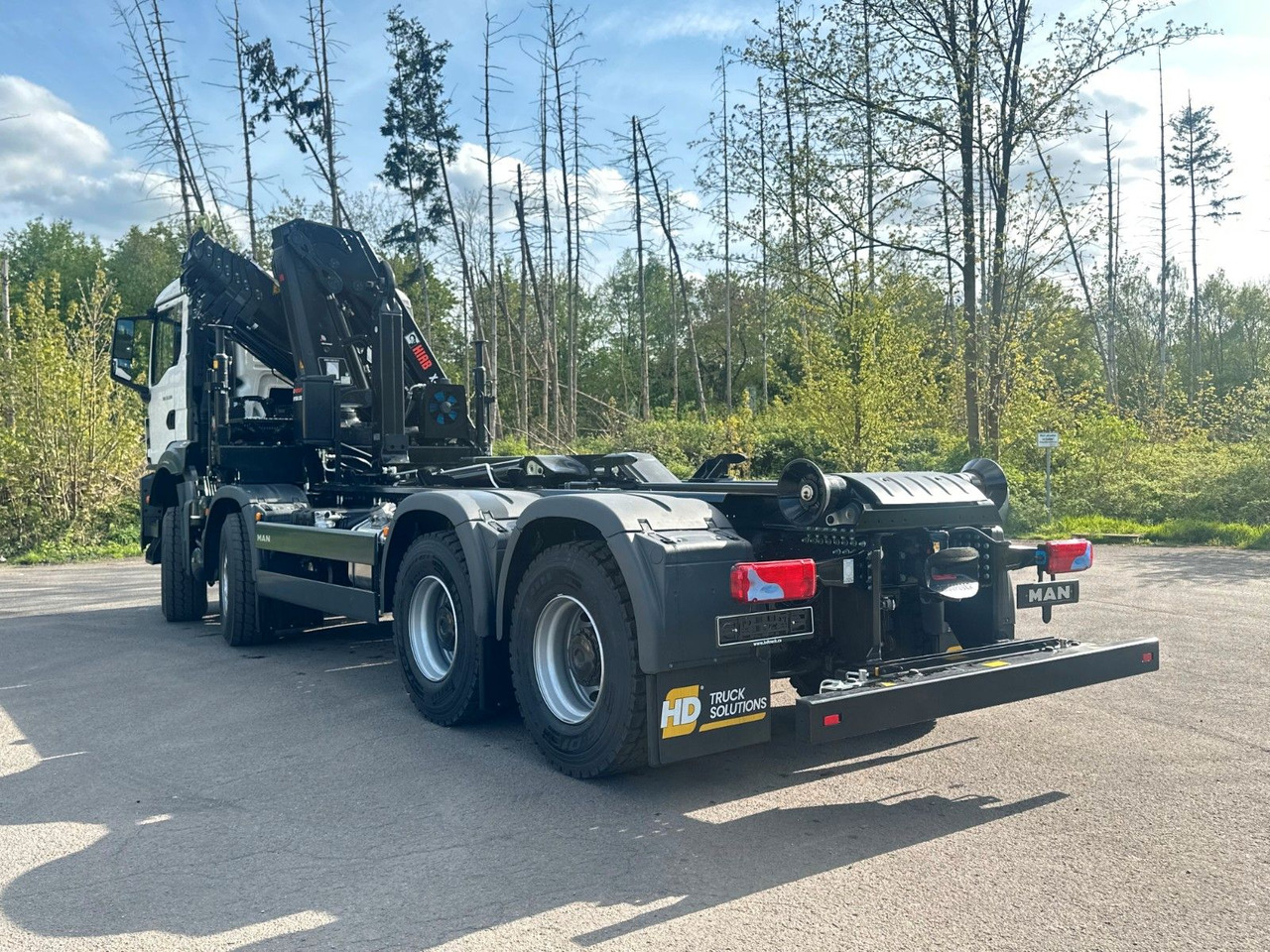 MAN TGS 35.520 8x4 Abrollkipper + Kran HIAB 228-6 - شاحنة ذات الخطاف, شاحنة كرين: صور 5 MAN TGS 35.520 8x4 Abrollkipper + Kran HIAB 228-6 - شاحنة ذات الخطاف, شاحنة كرين: صور 5