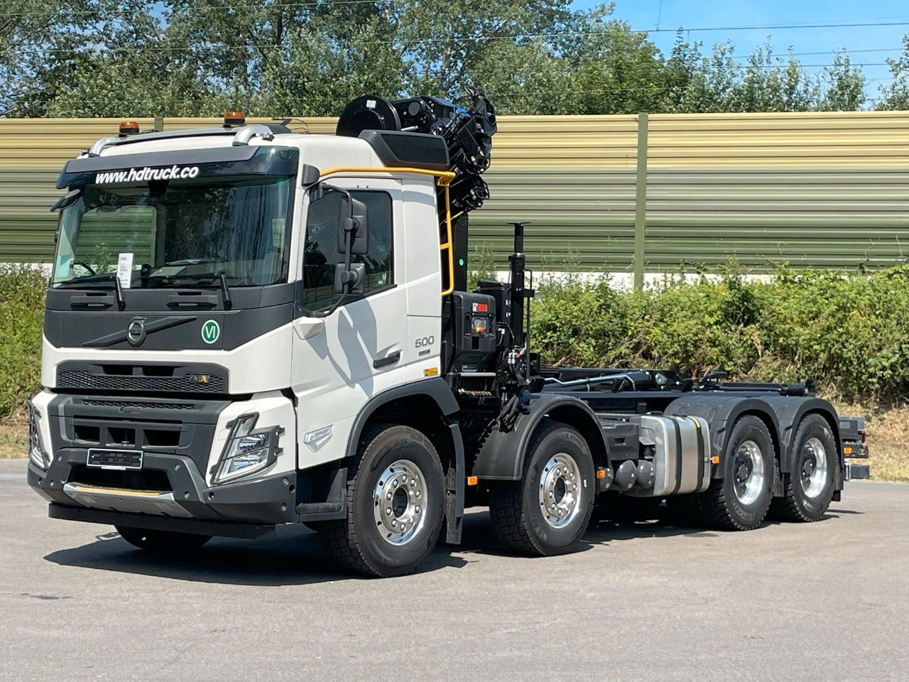 Volvo FMX 500 8x4 Abrollkipper + Kran Hiab 228-6 - شاحنة ذات الخطاف, شاحنة كرين: صور 2 Volvo FMX 500 8x4 Abrollkipper + Kran Hiab 228-6 - شاحنة ذات الخطاف, شاحنة كرين: صور 2